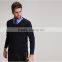 High quality mens winter knitted black sweater work wear security guard uniform