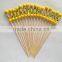artificial bamboo beaded picks for party foods