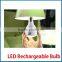 Functional led rechargeable bulb light high quality convenience use e27 7w/9w ce rohs ,led rechargeable handle light e27 bulb