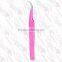 Stainless Steel Colorful Eyelash Tweezers