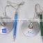 Metal spring based table pen with chain for promotion