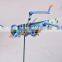 8 Inch Big Locust Plastic Grasshopper Decorative Insect Garden Stakes