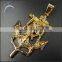 fashion factory hip hop cheap gold plated necklace pendant