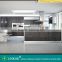 Hight gloss black color melamine kitchen cabinetry