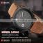 2015 waterproof Sport style Man Curren watches Luxury Band Leather Strap quartz Clock 43mm Dial Vintage Relojes para hombre