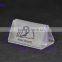 Custom acrylic hotel sign holder acrylic payment sign holder display