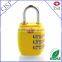 TSA-331 new fashion 3 digit combination lock containers tsa combination lock