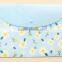 Flower printing PVC A4 document bag with snap china supplier