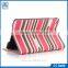 OEM cheap price double color stripe leather case for iPad Mini 4