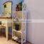 white carving wood cube display bookcase shelf