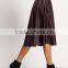 Guangzhou Wholesale Women Custom PU SKIRT
