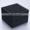 black customized logo pu leather watch box