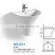 New round chaozhou ceramic wall hung basin