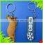 custom rubber keychain / 3d Logo key chain/ soft pvc keychain
