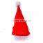 2015 Unique hot sale product handmade wholesale China decor blue craft ornament wool felt santa clause Christmas hats with light