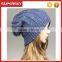 V-119 Customized slouchy crochet baggy beanie hat /knitted hats/beret