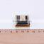 Fashion gun metal pyramid shape accessory for purse bag