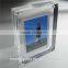 5x7 6x8 desktop rectangular double-sided acrylic magnetic photo frame/clear acrylic block photo frame