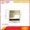 Square metal fitting stopper for handbag/jewelry