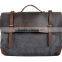 Vintage canvas leather messenger bag for mens