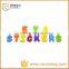 Customized size self adhesive eva foamy craft letter sticker