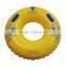strong pvc inflatable snow tubes for fun,round pvc inflatable snow tube for sale