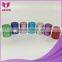 10ml blue perfume glass roll on bottle with stainless steel roller ball