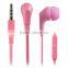 Wallytech Original WHF-119 Colorfully Earphone with Mic rophone & Volume remarphone plugote for Samsung Galaxy S4 3.5 e
