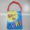 2015 Customized cotton printing sunny Beach towel tote bag