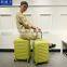 High Quality 100% PC Polycarbonate Bright Color Woman Travel Luggage