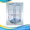 Library steel pallet show cage rack trolley
