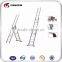 custom 4.7m multi purpose adjustable aluminum alloy extension step ladder