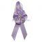 wholesale purple bowknot shape with mental ribbon satin ribbon