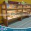 wooden bakery display stand rack and shelf