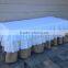 Well- made polyester table skirt used for Decoration banquet party
