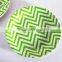 christmas dinner disposable green paper tableware