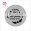 2015 new arrivel floating locket window plates wholesale