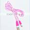 High Quality Crystal Candy Colors Micro USB Cable Charging wire For Android cellphone