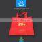Ultrasonically welded non-woven hand bags