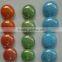 Porcelain flat glass marbles