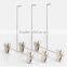 Metal Pantsuit Hanger with Long Pole Clips, Baby Bodysuit Pants Skirt Hanger