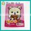 Three side seal plastic bag for girl