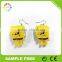 Cartoon Shaped Promotional Soft PVC Flashing Party Decoratiin LED Earring
