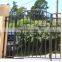 Factory sale Wrought Iron Scroll Gate, Simple Scroll Iron Driveway Gate,Forged Arched Garden Gate on  online shopping