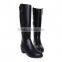 2015 over knee boots real leather boots not high heels CP6698