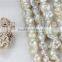 Irregular shape pearl strand 15-16mm AA- nucleated freshwater pearl strand wholesale
