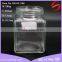 380ml square glass honey bottle with metal lid