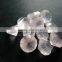 14-14.5mm round faceted cut natural pink rose quartz semi precious loose stone gemstone DIY ring earrings cabochon 4110106