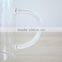 China supplier clear glass measuring cup with handle handmade glassware OEM ODM 250ml