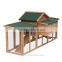 Pawhut 37" Deluxe Nesting Boxes Large Run Wood Chicken Coop Hens House